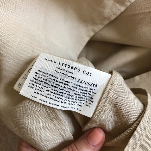 ARKET Boat Neck Blouse - NWOT - Picture 8 of 8